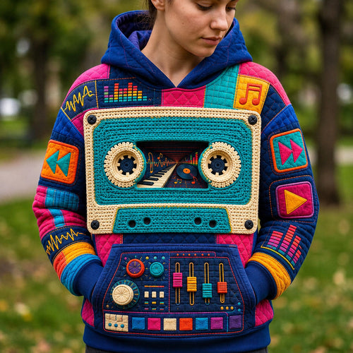 Retro Cassette Beats Hoodie GFTOHNL3014