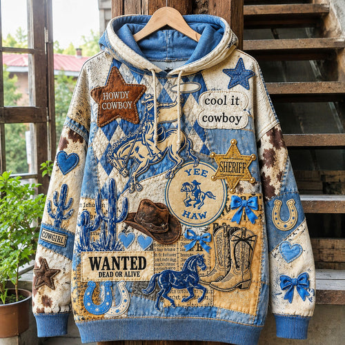 Vintage Cowboy Western Hoodie GFTOHNL3018