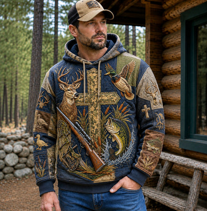 Faith Hunting And Fishing Hoodie GFTOHNL3055