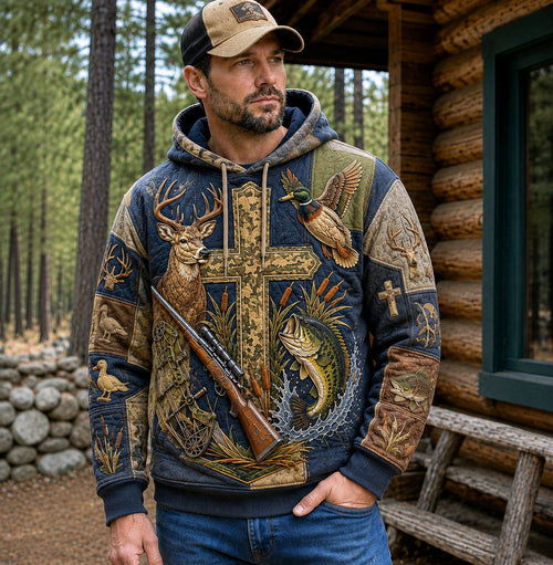Faith Hunting And Fishing Hoodie GFTOHNL3055