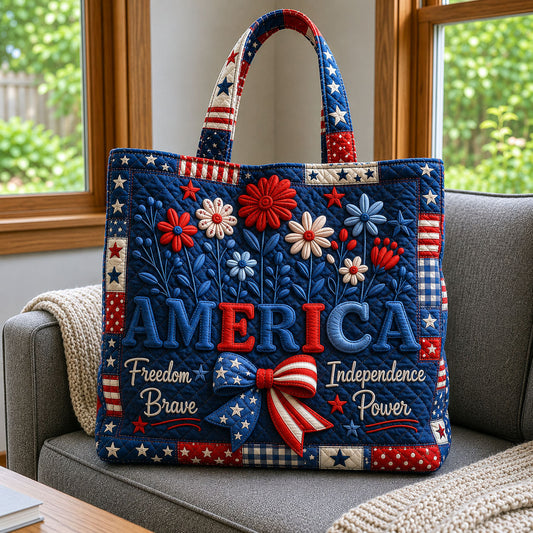 Liberty Ribbon Quilted Tote Bag GFTOHNL307