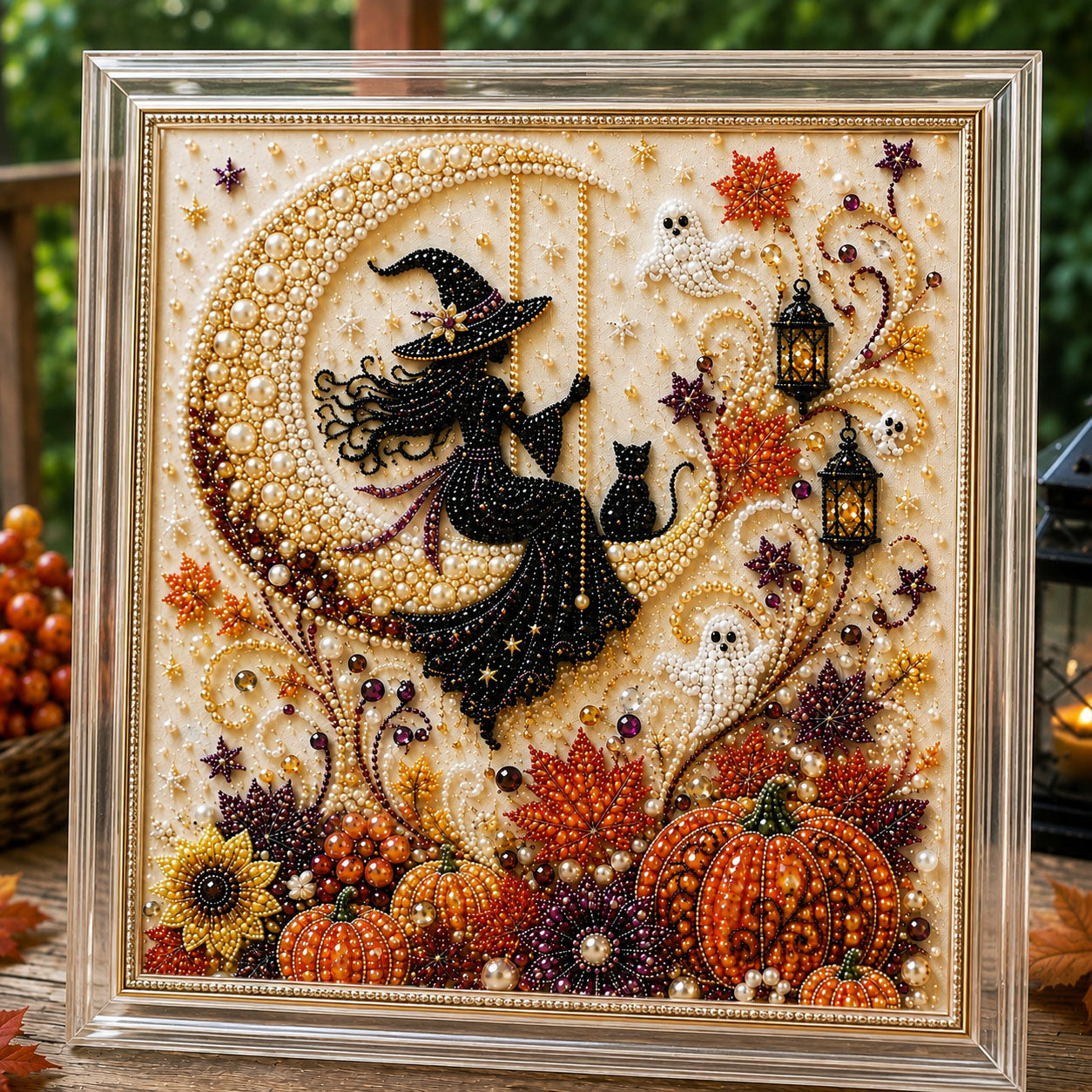 Witch Moon Halloween DIY Diamond Pearl Art Kit GFTOHNL3102