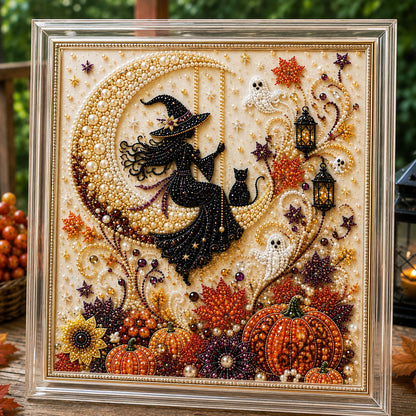 Witch Moon Halloween DIY Diamond Pearl Art Kit GFTOHNL3102