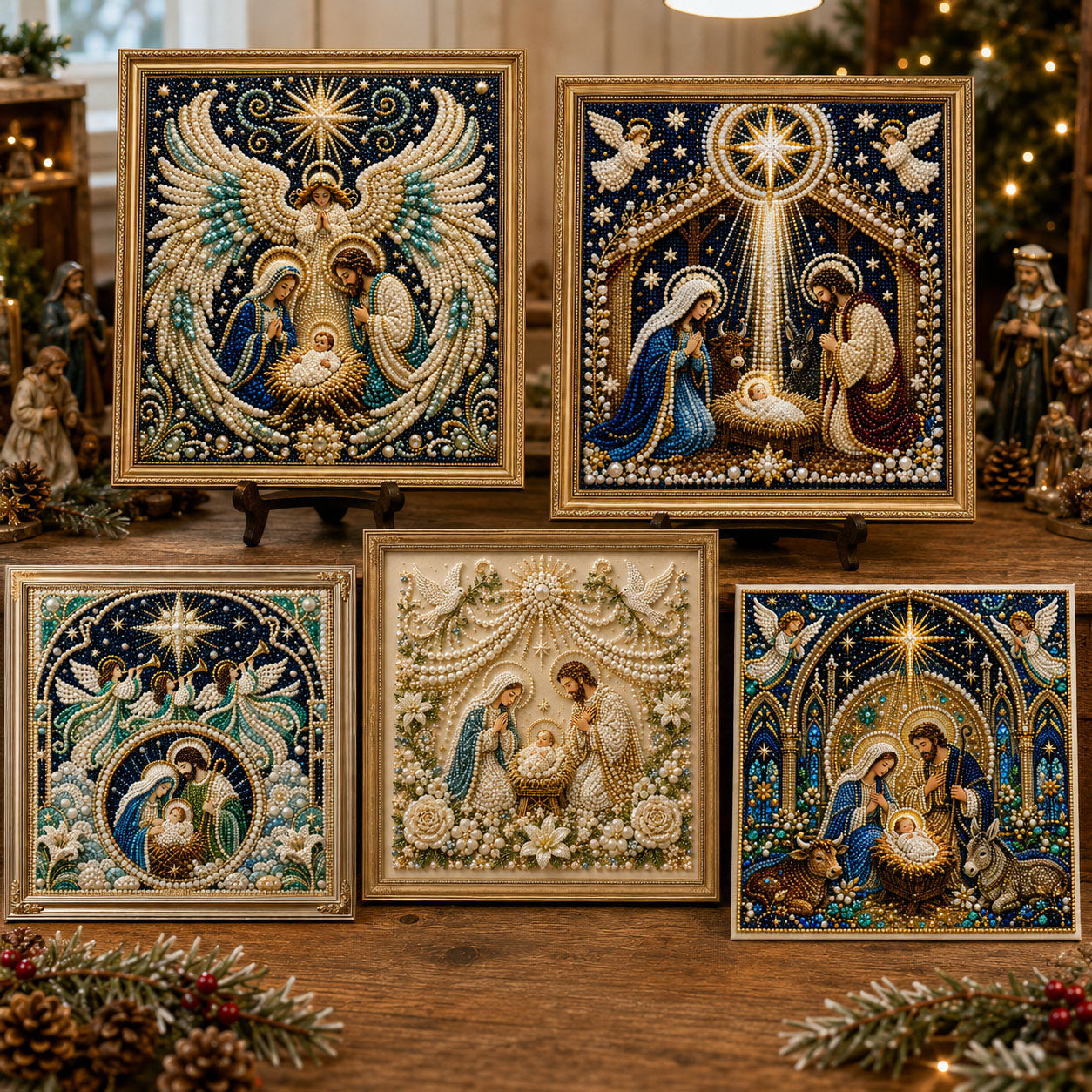 🔥 EARLY CHRISTMAS SALE 49% OFF - Holy Nativity DIY Diamond Pearl Art Kit
