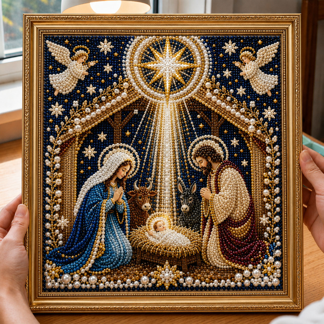 Nativity Star Blessing DIY Diamond Pearl Art Kit GFTOHNL3107