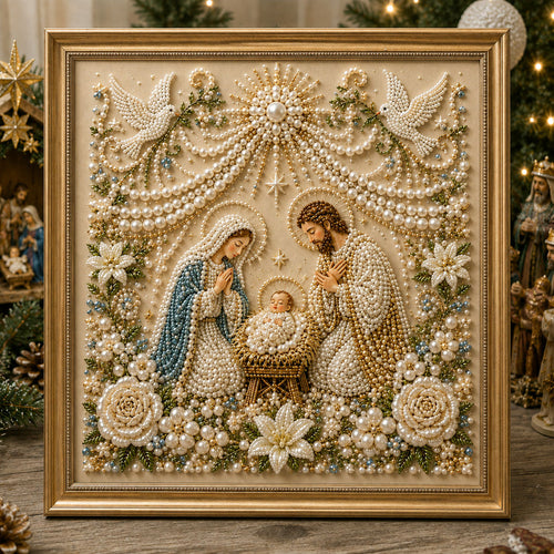 Pearl Nativity Grace DIY Diamond Pearl Art Kit GFTOHNL3109