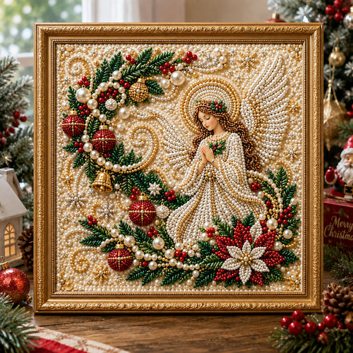 Christmas Angel Blessing DIY Diamond Pearl Art Kit GFTOHNL3112