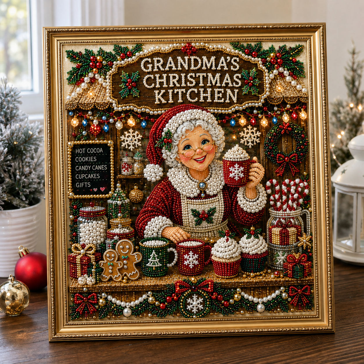 🔥 EARLY CHRISTMAS SALE 49% OFF - Merry Christmas DIY Diamond Pearl Art Kit