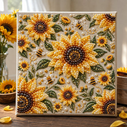 🔥 EARLY CHRISTMAS SALE 49% OFF - Sunflower Blessings DIY Diamond Pearl Art Kit GFTOHNL3143