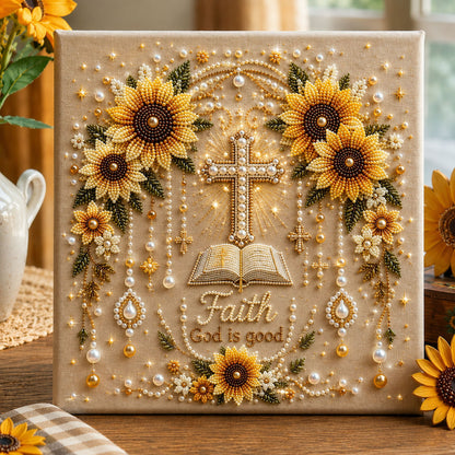 🔥 EARLY CHRISTMAS SALE 49% OFF - Sunflower Blessings DIY Diamond Pearl Art Kit GFTOHNL3143