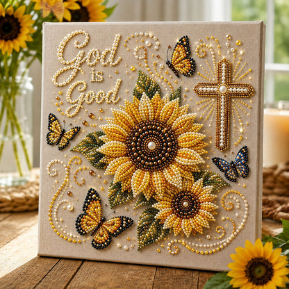 🔥 EARLY CHRISTMAS SALE 49% OFF - Sunflower Blessings DIY Diamond Pearl Art Kit GFTOHNL3143