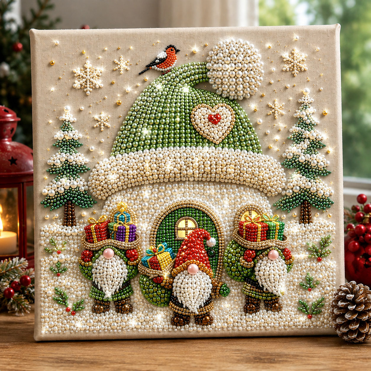🔥 EARLY CHRISTMAS SALE 49% OFF - Christmas Gnomes DIY Diamond Pearl Art Kit GFTOHNL3148