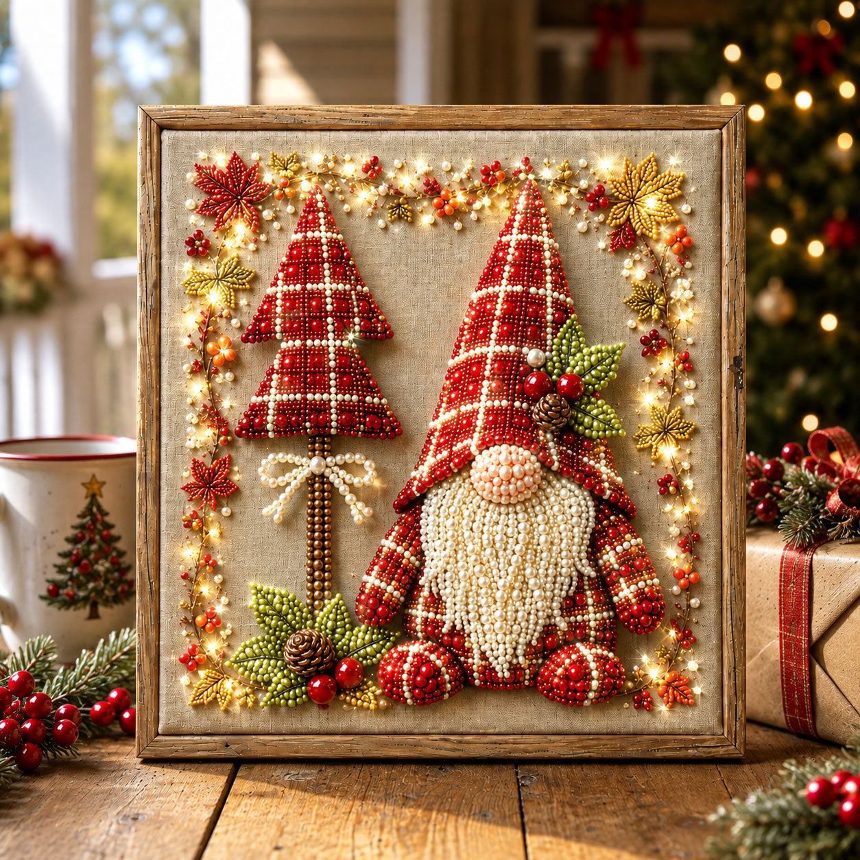 🔥 EARLY CHRISTMAS SALE 49% OFF - Christmas Gnomes DIY Diamond Pearl Art Kit GFTOHNL3148