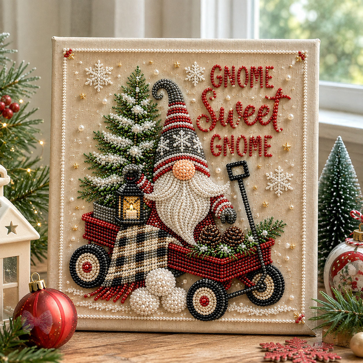 🔥 EARLY CHRISTMAS SALE 49% OFF - Christmas Gnomes DIY Diamond Pearl Art Kit GFTOHNL3148