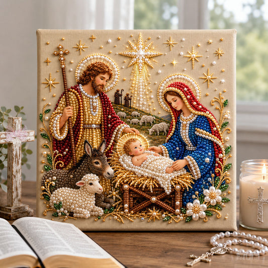 🔥 EARLY CHRISTMAS SALE 49% OFF - Life Of Jesus DIY Diamond Pearl Art Kit GFTOHNL3153