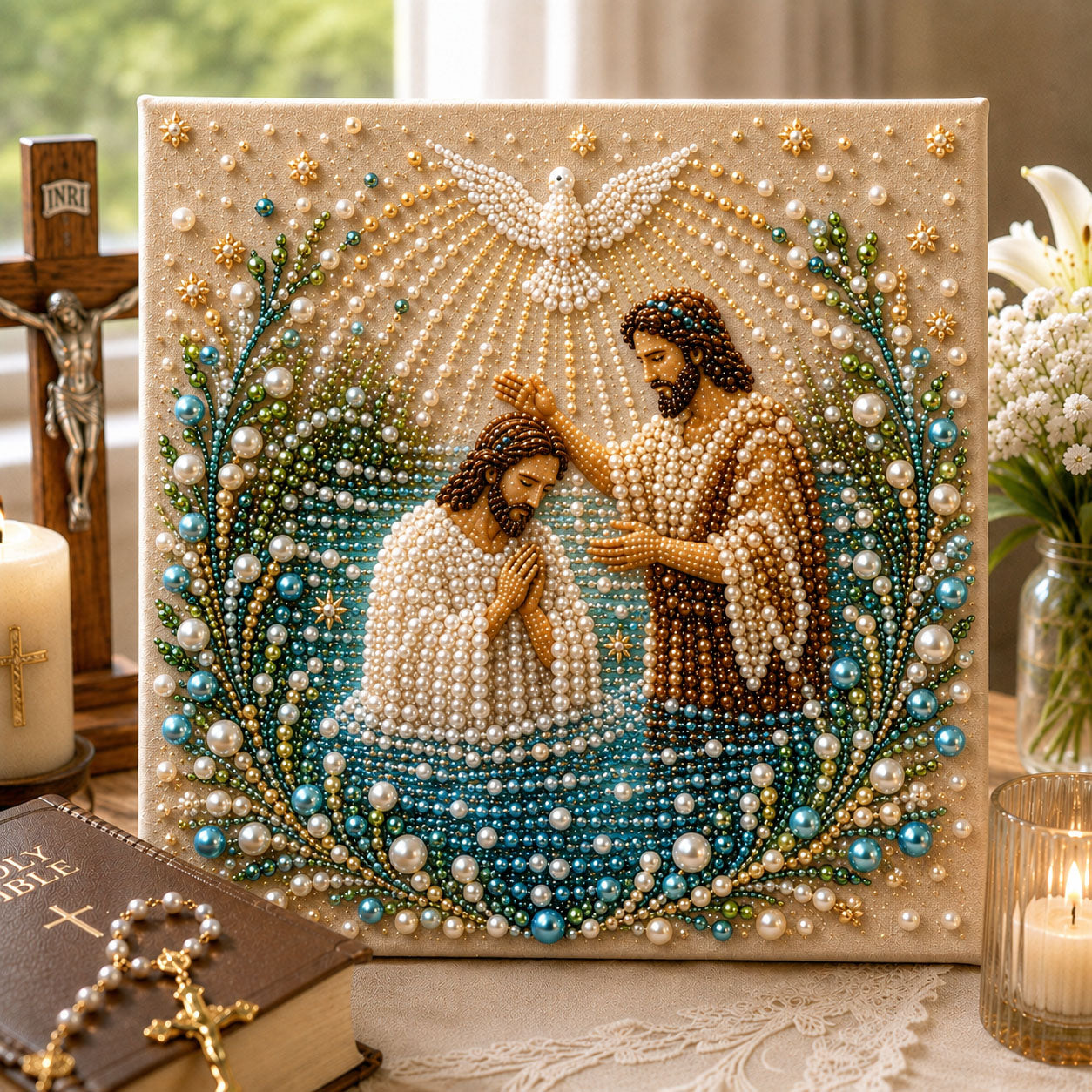 🔥 EARLY CHRISTMAS SALE 49% OFF - Life Of Jesus DIY Diamond Pearl Art Kit GFTOHNL3153