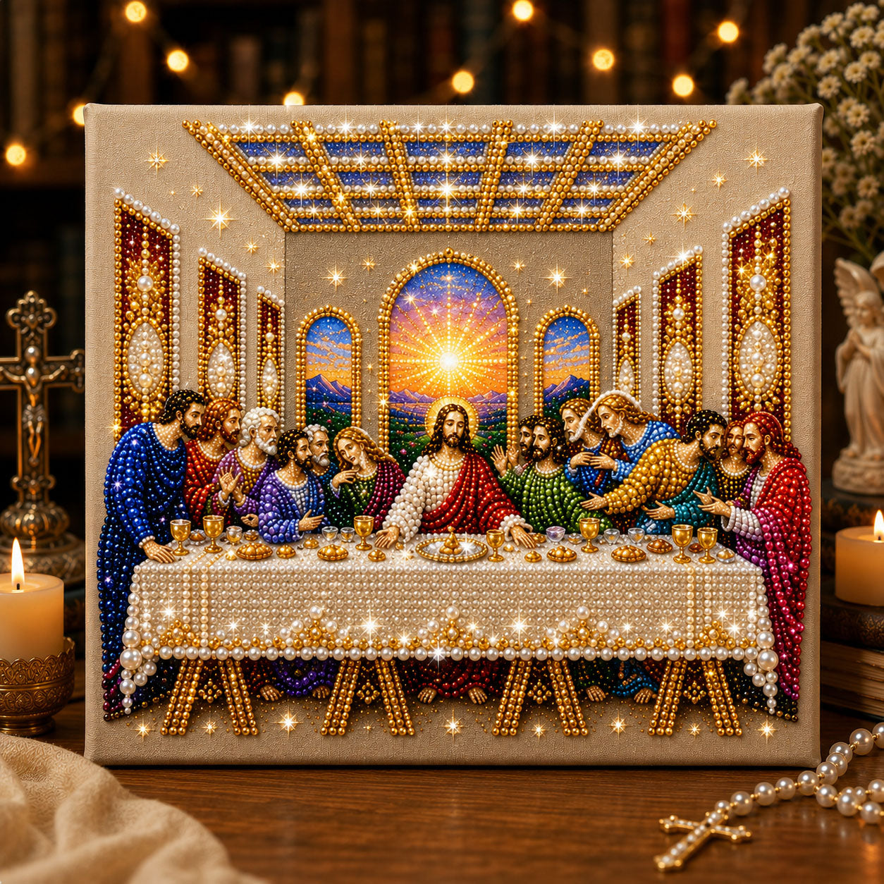 🔥 EARLY CHRISTMAS SALE 49% OFF - Life Of Jesus DIY Diamond Pearl Art Kit GFTOHNL3153