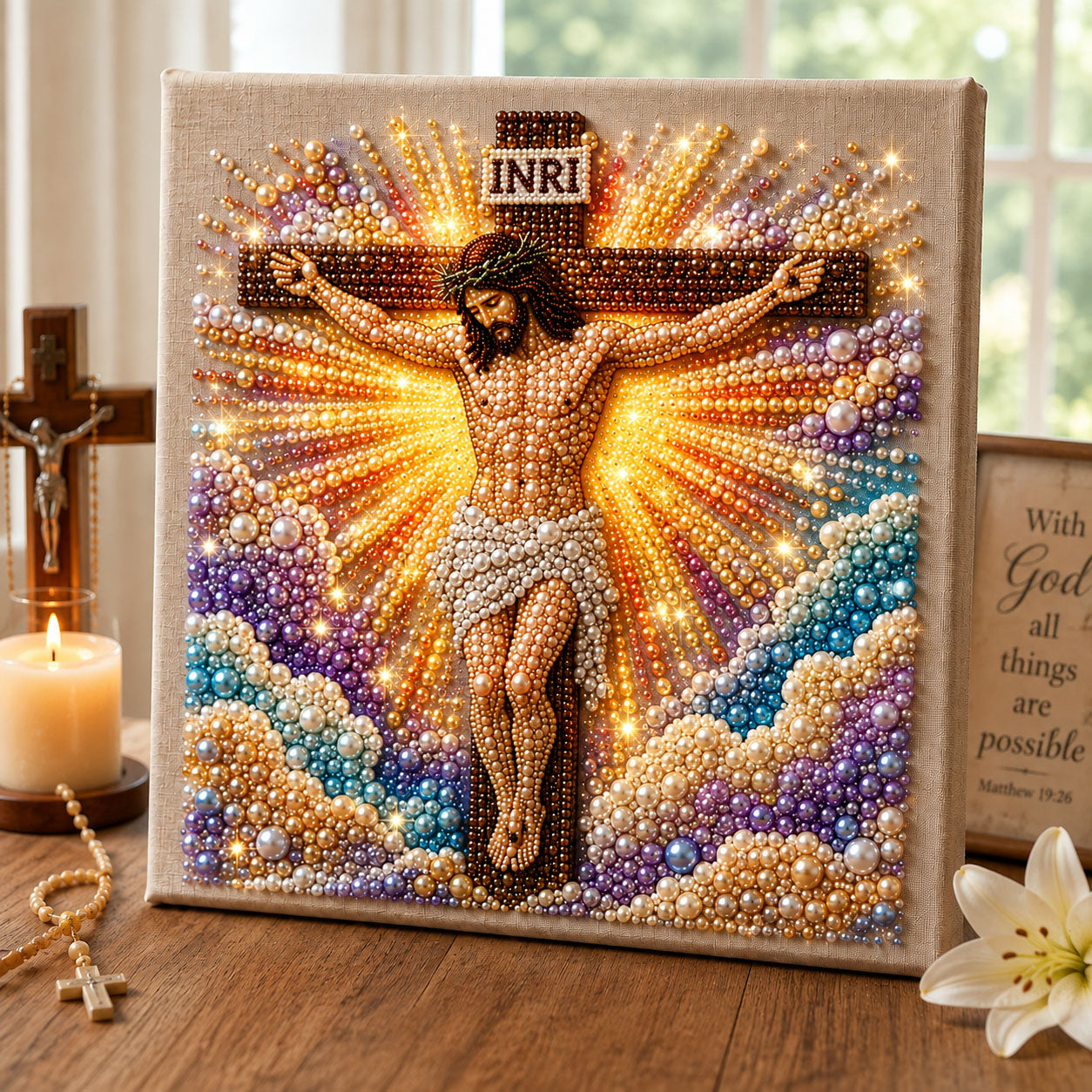 🔥 EARLY CHRISTMAS SALE 49% OFF - Life Of Jesus DIY Diamond Pearl Art Kit GFTOHNL3153