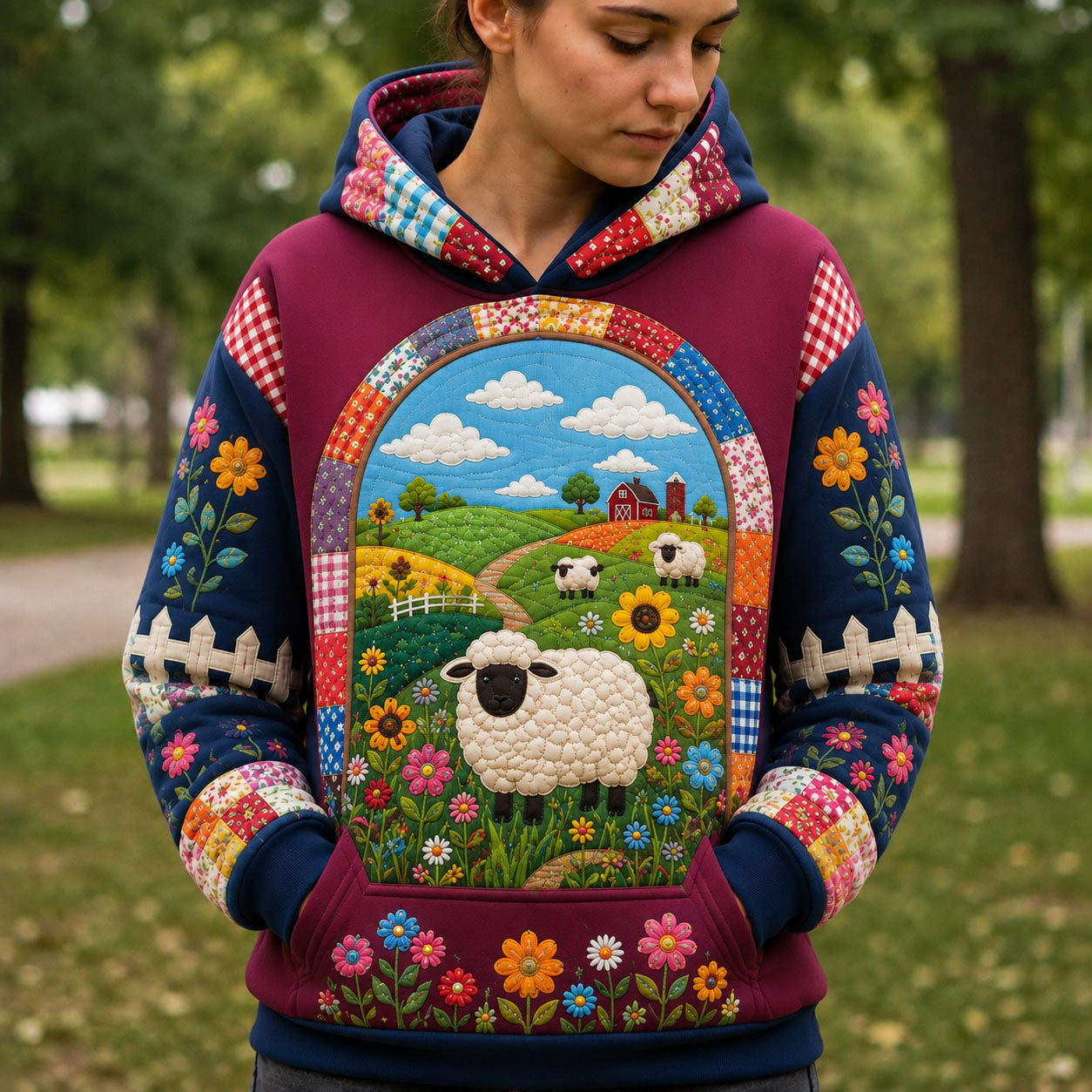 Sheep Meadow Farm Hoodie GFTOHNL3160