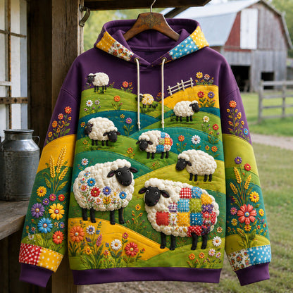 Colorful Sheep Hills Hoodie GFTOHNL3162