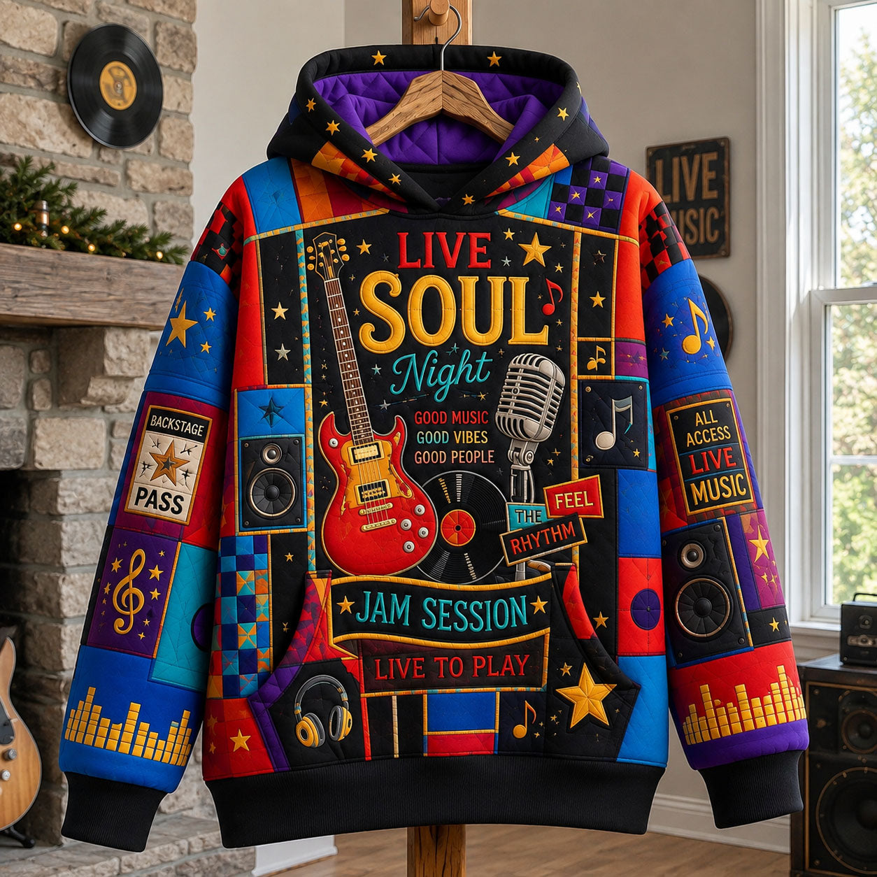 Live Soul Music Hoodie GFTOHNL3254