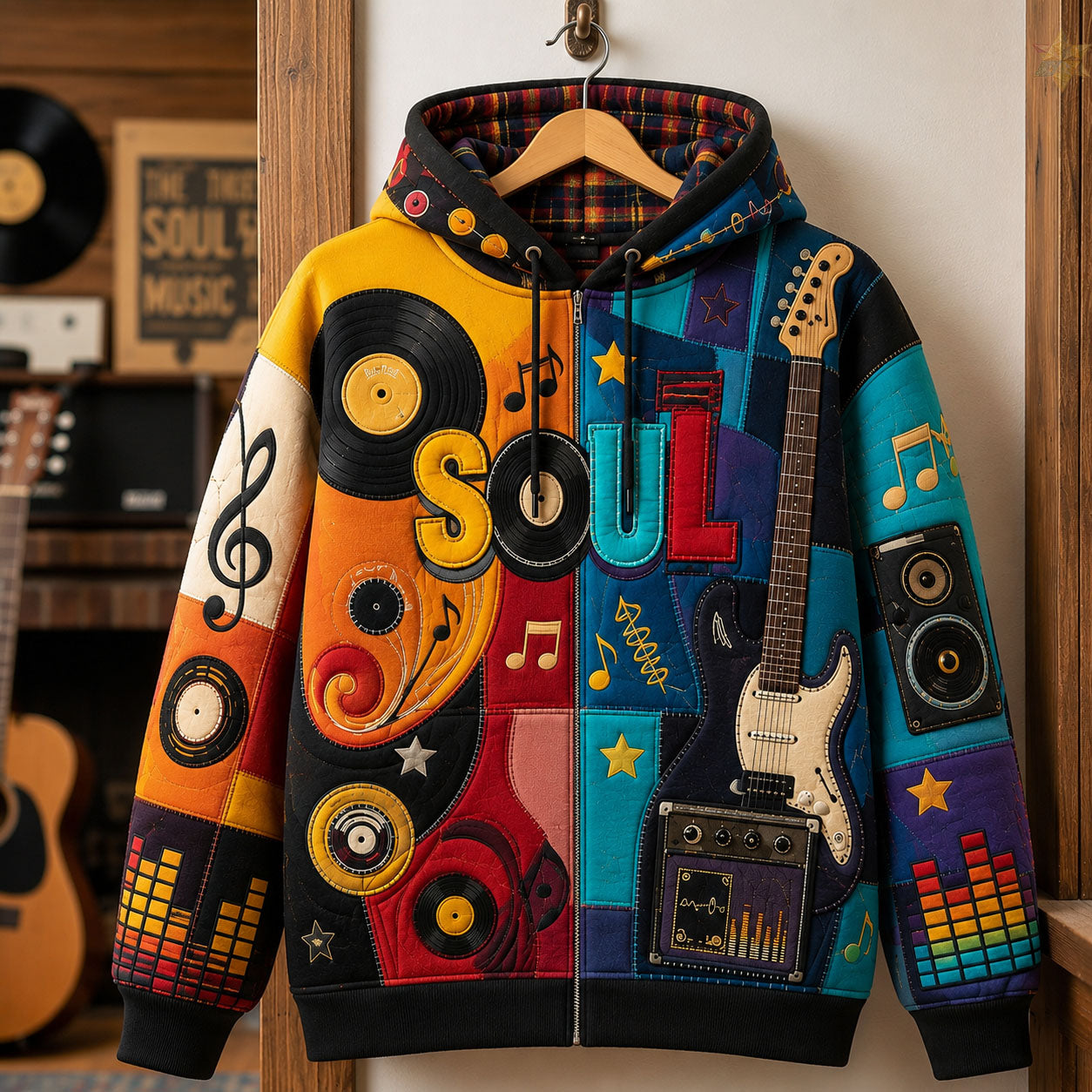 Vintage Soul Groove Hoodie GFTOHNL3255