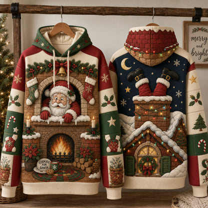 Santa Chimney Trouble Hoodie GFTOHNL3283
