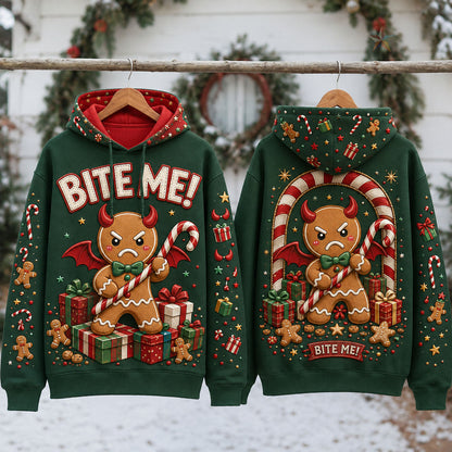 Angry Gingerbread Christmas Hoodie GFTOHNL3288