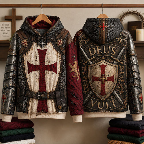 Deus Vult Crusader Hoodie GFTOHNL3324