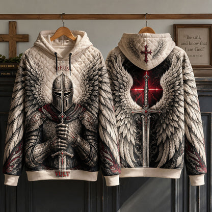 Angelic Templar Knight Hoodie GFTOHNL3328