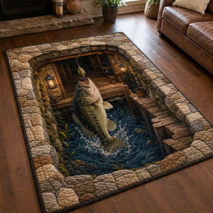 Lantern Pier Bass Jump Area Rug GFTOHNL333