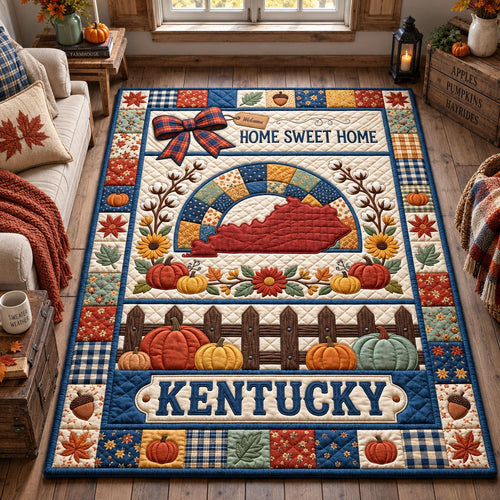 Kentucky Home Sweet Home Area Rug GFTOHNL3571