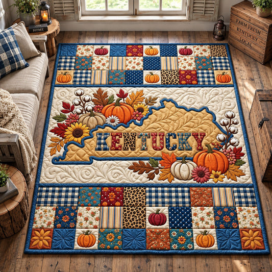 Kentucky Autumn Patchwork Area Rug GFTOHNL3575