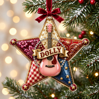 Country Music Christmas Christmas Mica Ornament GFTOHNL3604