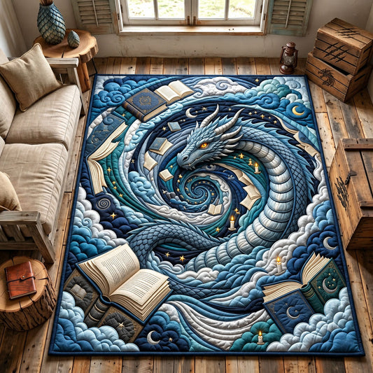 Moonlight Dragon Library Area Rug GFTOHNL3625