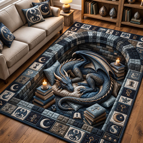 Sleeping Dragon Den Area Rug GFTOHNL3626