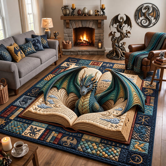 Dragon Storybook Area Rug GFTOHNL3627