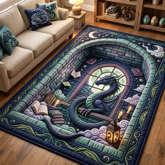 Moonlit Dragon Window Area Rug GFTOHNL3628