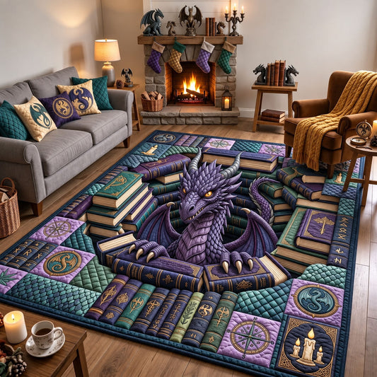 Dragon Book Keeper Area Rug GFTOHNL3629