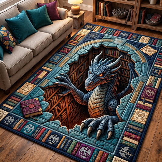 Dragon Secret Library Area Rug GFTOHNL3631