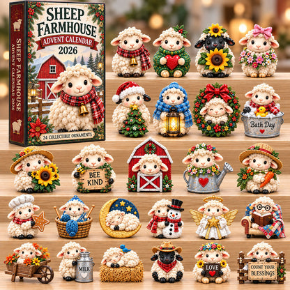 Cozy Sheep Farmhouse Advent Calendar 2026 GFTOHNL3661