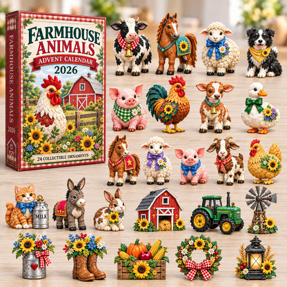 Happy Farm Animals Advent Calendar 2026 GFTOHNL3662