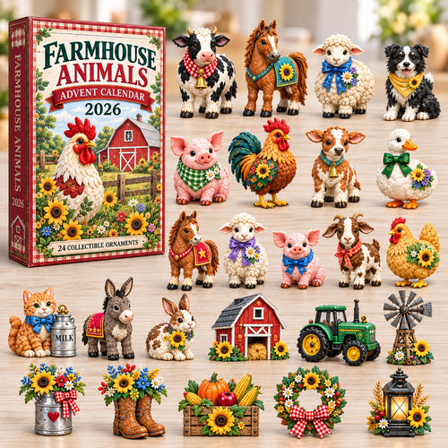 Happy Farm Animals Advent Calendar 2026 GFTOHNL3662