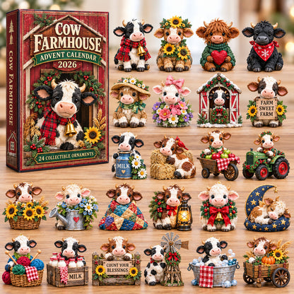 Country Cow Farmhouse Advent Calendar 2026 GFTOHNL3663