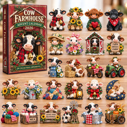 Country Cow Farmhouse Advent Calendar 2026 GFTOHNL3663