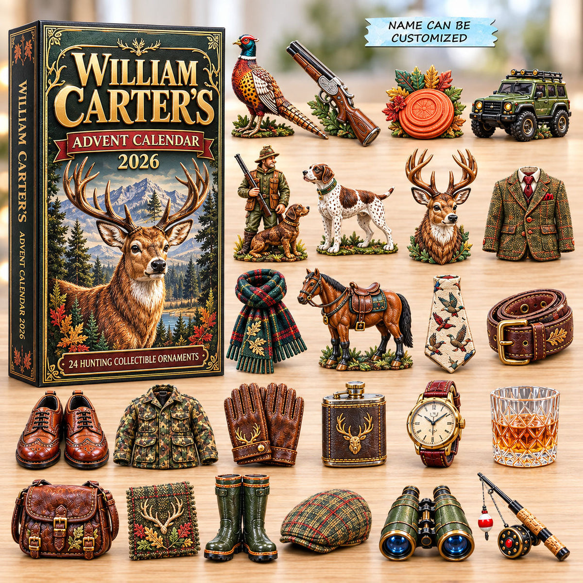 Classic Hunting Gentleman Advent Calendar 2026 QTCUZ GFTOHNL3669
