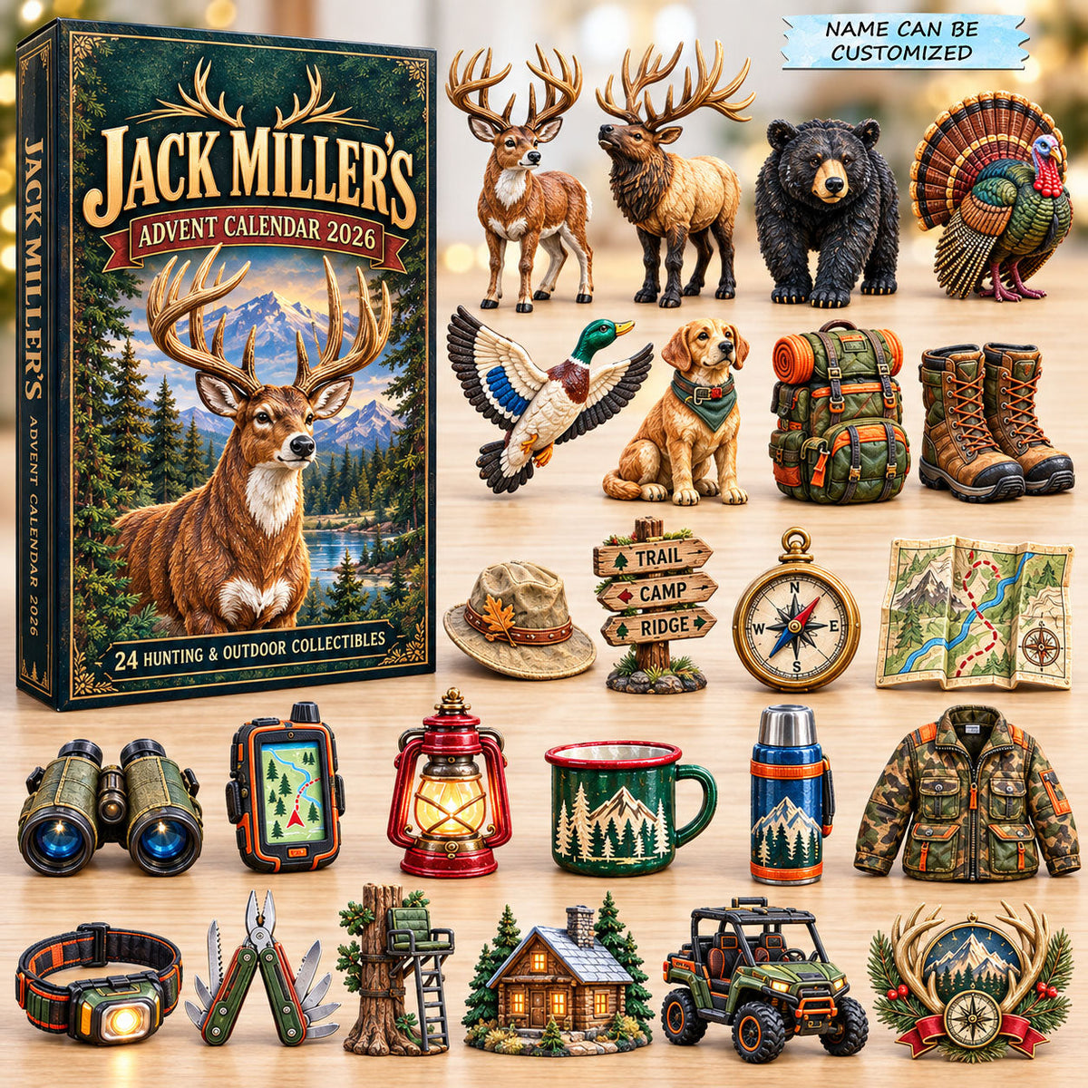 Outdoor Hunting Expedition Advent Calendar 2026 QTCUZ GFTOHNL3670