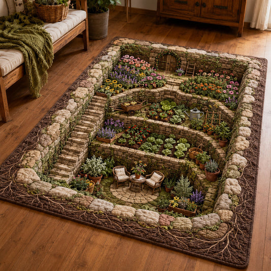 Terraced Garden Retreat Area Rug GFTOHNL368