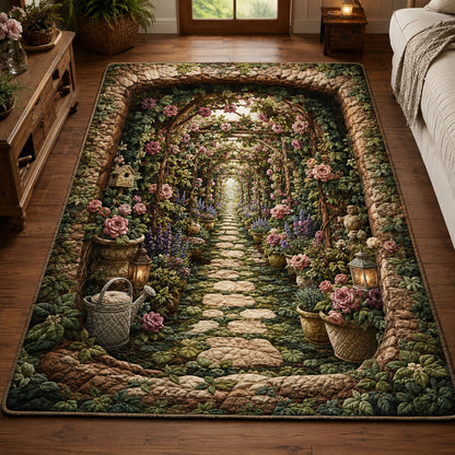 Rose Arbor Garden Area Rug GFTOHNL370