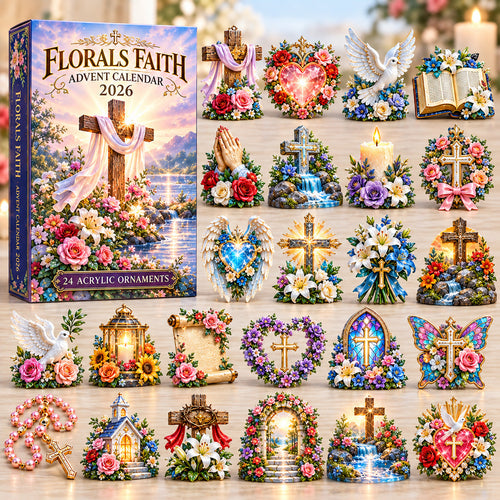 Floral Christian Faith Advent Calendar 2026 GFTOHNL3754